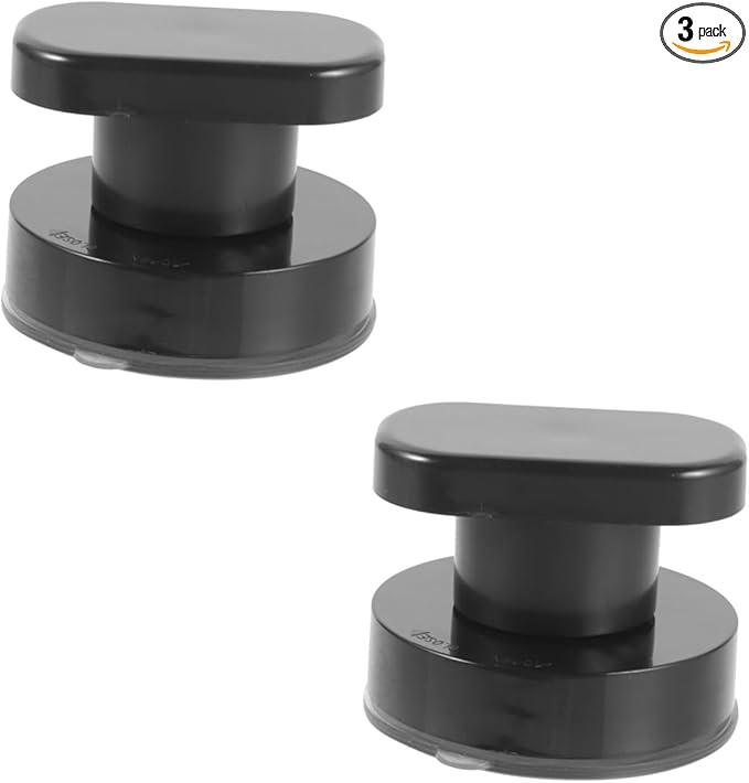 3pcs Self-Stick Knob Pulls for Cabinets and Suction Cup Handles Replacement Kitchen Cabinet Hardware Easy Install Fit