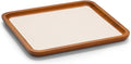 Oirlv Solid Wood Jewelry Tray Jewelry Display Holder Showcase Jewelry Display Organizer (Large, Creamy-white)