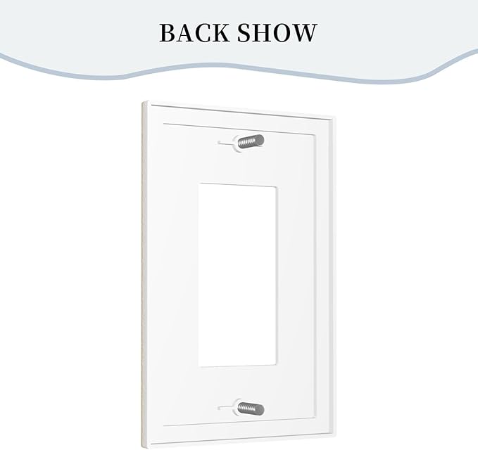 Decorative Outlet Covers Boho Beige Navy Blue Medallion 1 Gang Rocker Light Switch Cover Plate Single Gfci Light Switch Covers Wall Plate for Country Bathroom Bedroom Decor
