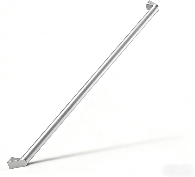 6 FT Handrails for Indoor Stairs,Railings，Outdoor Stairs Handrail，Modern Aluminum Handrail Set, Wall Mounted，Wall Return Bracket More Safety, Rust Free. (Anodized Silver, 6 FT- （Two Joined Pieces）)