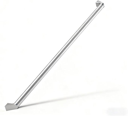 10 FT Handrails for Indoor Stairs,Railings，Outdoor Stairs Handrail，Modern Aluminum Handrail Set, Wall Mounted，Wall Return Bracket More Safety, Rust Free. (Anodized Silver, 10 FT)