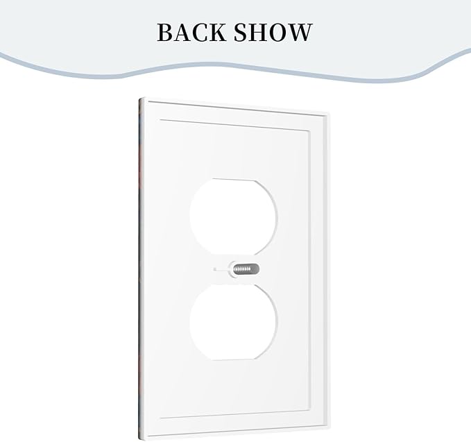 Colorful Oriental Floral Blooming Mandala Flower 1 Gang Duplex Outlet Covers Decorative Single Light Switch Covers Electrical Receptacle Wall Plate Plug Switchplate Faceplate for Bathroom