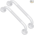 2 Pack 12 Inch Oil Rubbed White Shower Grab Bars w/Anti-Slip knurled Grip, iMomwee Stainless Steel Wall Mount Bathroom Safety Balance Handrail, Handicap Elderly Senior Assist Textured Grab Bar Handle