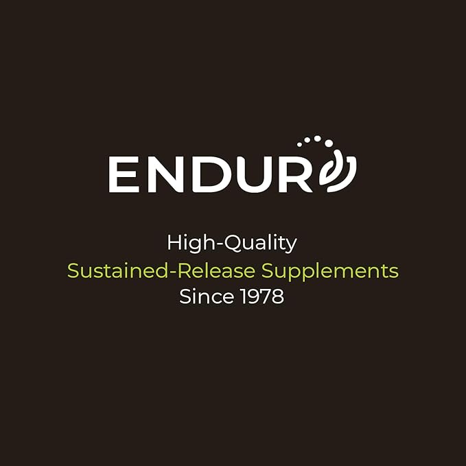 Endur L-Arginine Supplement, Helps Support Healthy Blood Flow & Heart Function, Exercise Performance & Immune Health, Gluten Free, 350mg (60 Tablets)