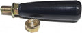 Revolving Handle M10 X P 1.5mm, L- 4.0" Knob Grip+ Added Double Nut, Metric Thread, Swivel Handwheel with Fixing Nut, Ready to use Immediately, Even Without Screw or tap Tools