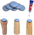 No Lost Pads! Chair Leg Glides (Felt Base) for Thick, Thin & Plush Rugs – Easy Glide, No Wrinkles, Chair Feet, Not Adhesive Backing | 50mm (2") Round, 8 Pcs