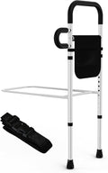 Bed Rails for Elderly Adults Safety - Adjustable Bed Assist Rails for Full Size, Portable Bed Cane for Seniors With Storage Pocket, Hold Up to 330 Lbs, Easy Setup, Bedside Safety and Stability