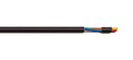 24AWG 12 Conductor Wire Cable (UL2464) - High Flexible Tinned Copper Unshielded Alarm Security Burglar LED Power - for Low Voltage Installations (Matte Black 100FT)