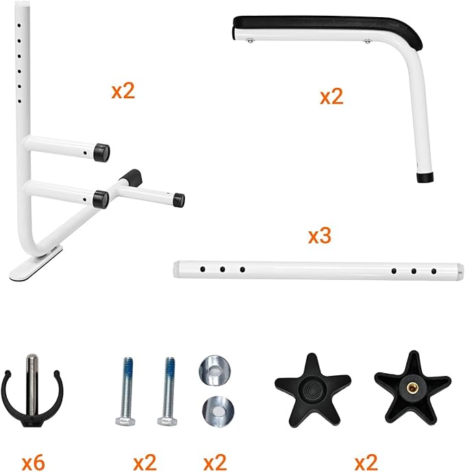 Stand Assist Aid for Elderly/Seniors/Disabled, Couch/Chair Lift Assistance Stand Up Devices with 6-Level Adjustable Height, Help Standing Aids & Supports, 450lbs Loading, White