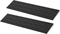 BESEA 1" inch Threshold Ramp Rubber Wheelchair Ramp, No-Slip Surface 2500 Lbs Load Capacity for Home Doorways Driveways Curb(2PACK)