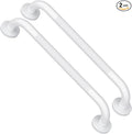 2 Pack 16 Inch Oil Rubbed White Shower Grab Bars w/Anti-Slip knurled Grip, iMomwee Stainless Steel Wall Mount Bathroom Safety Balance Handrail, Handicap Elderly Senior Assist Textured Grab Bar Handle