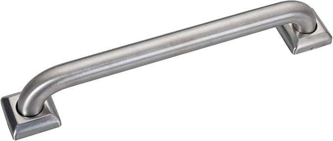 joyrain Shower Grab bar for Seniors and Disabled - Wall Mounted Safety Rail with Secure Grip - Bathroom Grab Bars for Shower and Toilet(Brushed Stainless Steel, 12 inch)