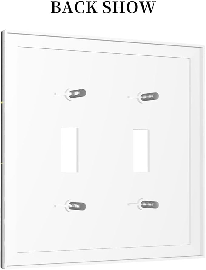 Classic Videogames Controller Black Splash Ink Colorful Decorative Switch Plates 2 Gang Double Toggle Outlet Light Switch Cover Wall Plate Electrical Faceplate for Kids Room Nursery Decor