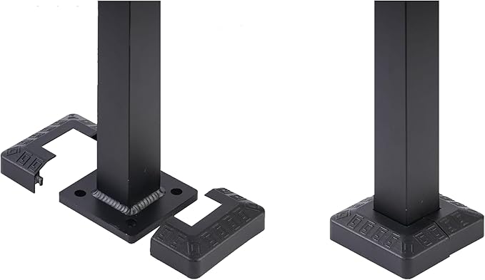 1 Step Handrail for Outdoor Steps, Premium Aluminum Alloy Railing Set, Porch Railing Kit,Free Installation Kits Included, Used Under Harsh Weather Conditions,Rust Free, for 1 Step.