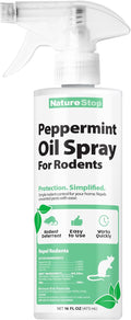 Peppermint Oil Spray for Rodents, Repellent for Indoor & Outdoor Use, 16 oz (475mL)