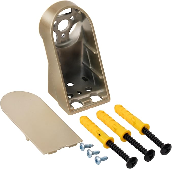 Handrails Kit，handrails mounting END Bracket (Stainless Steel Precision Casting) Cherry Wood Grain 1PCS