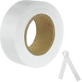 White Flagging Tape, Surveyors Tape,1-3/16" × 300' Survey Tape,Tree Marking Ribbon,Non-Adhesive Plastic Ribbon,Trail Marking Tape