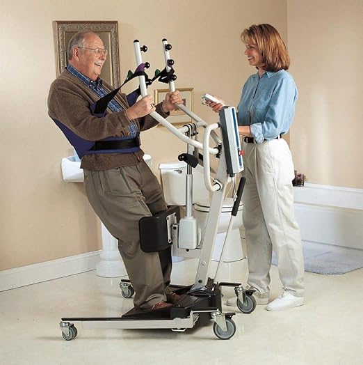 Invacare Reliant Battery Powered Stand-Up Patient Lift with Power Base, 350 lb. Weight Capacity, RPS350-2