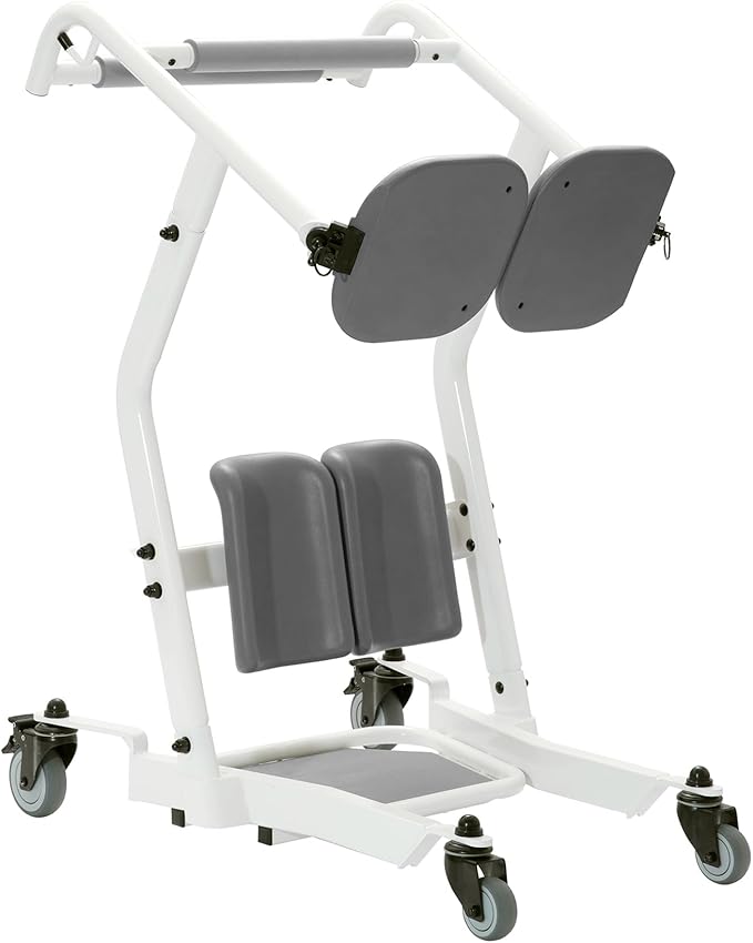 ELENKER Stand Assist Lift - Sit to Stand Lift Patient Transport Unit for Elderly - Patient Lift for Home Care Use- 400 Pound Weight Capacity. Widest Size is 25 inches