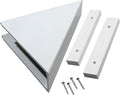 Palisade Vinyl Waterproof Corner Shower Shelf in Dusty Pearl
