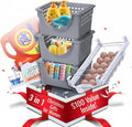 TidyFriend 3 in 1 Home Organization Kit – Stackable Storage Bins, Laundry Detergent Stand & Refrigerator Egg Drawer, Perfect Holiday Gift for Moms, Homemakers & Home Organization Lovers