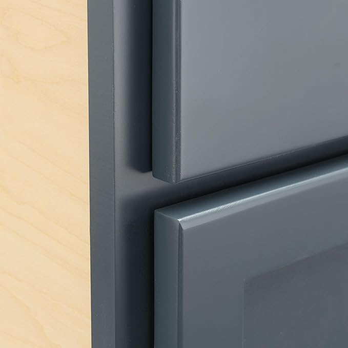 Quicklock RTA (Ready-to-Assemble) | Base Kitchen Cabinets - Shaker Style | Made in America (Needlepoint Navy, 21" Wx34.5 Hx24 D Base)