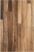 Rustic Brown Wood Splicing Vintage Dark Oak Print Light Switch Cover Plate 1 Gang No Device Blank Electrical Wall Plates Faceplate Decorative Switch Plate Covers for Farmhouse Home Decor