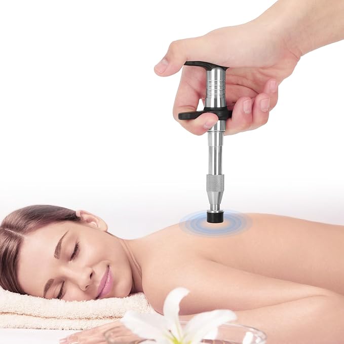 Dreamtrue Adjustable Chiropractic Adjusting Tool, Chiropractor Massage Tool for Face, Joint Pain and More Effective, 0-280N