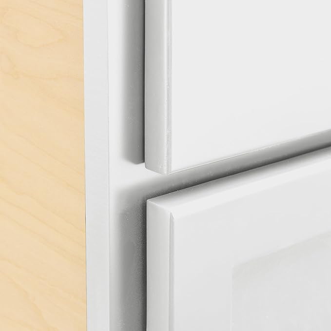 Quicklock RTA (Ready-to-Assemble) | Base Kitchen Cabinets - Shaker Style | Made in America (Pure White, 24" Wx34.5 Hx24 D Base)