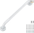 Grab Bars for Shower, 2 Pack 18-Inch Anti Slip Shower Handles for Elderly, Safety Shower Grab Bar, Stainless Steel Handicap Grab Bars for Bathroom (White 1" Diameter)