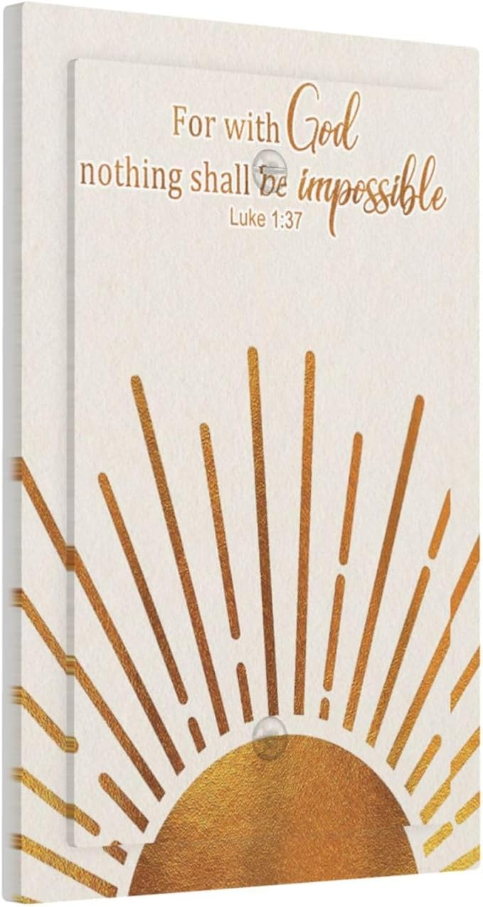Mid Century Boho Sun Inspirational Quote 1 Gang No Device Light Switch Covers Decorative Abstract Gold Sunrise Single Blank Outlet Covers Wall Plate Switchplate for Country Bathroom Decor