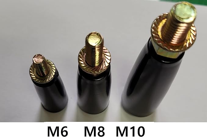 Revolving Handle Knob Handwheel with M10 * P1.5 L-4" Male Threaded Stem for Hose Reel, Trailer Jack Knob, Table Saw Adjusting, Pop up Fireplace Damper Crank, Ventilation Facility, Fence Guard, etc