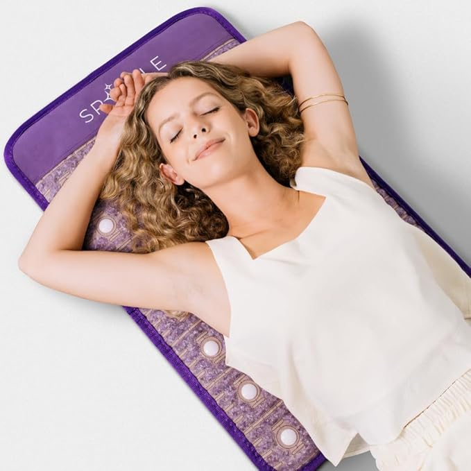 Biomat Infrared Mat | Crystal Mat for Therapy | Infrared Heating Mat | Red Light Therapy for Body | Hot Gemstone Therapy | Promotes for Muscle & Back Pain Relief | Sparkle Mat (Mini Size)