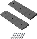 2 Pack 1.2'' Rise Rubber Curb Ramp Heavy Duty Loading Rubber Curb Ramps 3 Tons Driveway Ramp Car Slope Ramp for Loading Dock Bike Vehicle Warehouse Sidewalk Wheelchair (1.2" H)
