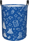 Laundry Basket Colorful Lin Collapsible Large Capacity, Dirty Clothes Basket Durable Lightweight Hamper With Handles Ideal For Clothes, Toys Home Organization19.6in X 15.7in,63L