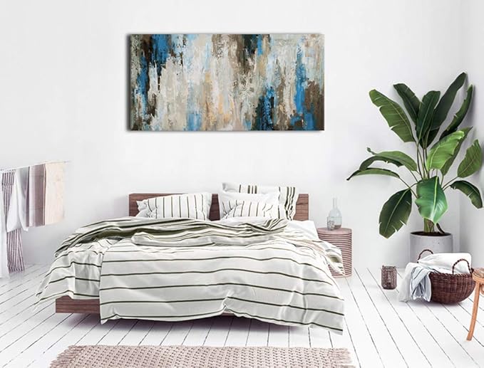 Abstract Wall Art Canvas Pictures Wall Decor Modern Abstract Artwork Contemporary Wall Art Decor for Bedroom Living Room Bathroom Kitchen Office Home Framed Ready to Hang 20" x 40"