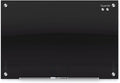 Quartet Magnetic Dry Erase Board, 48" x 36" Glass Whiteboard for Wall, Infinity, Black (G4836B)