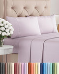 Twin XL 4 Piece Sheet Set - Cooling and Breathable Bed Sheets - Hotel Luxury Bed Sheets for Women, Men, Kids & Teens - Deep Pockets - Easy Fit - Soft and Wrinkle Free - Twin XL Light Lavender Sheets