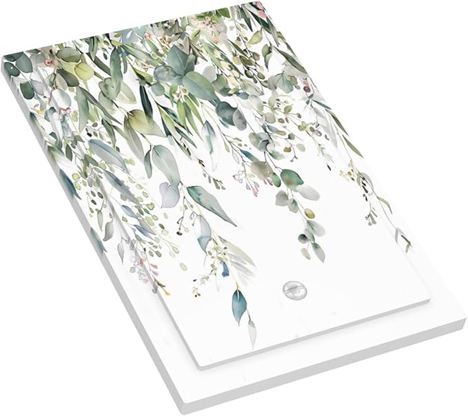 Sage Green Watercolor Eucalyptus Leaves Floral Flowers Light Switch Cover Plate 1 Gang No Device Blank Electrical Wall Plates Faceplate Decorative Switch Plate for Farmhouse Bed Room Decor