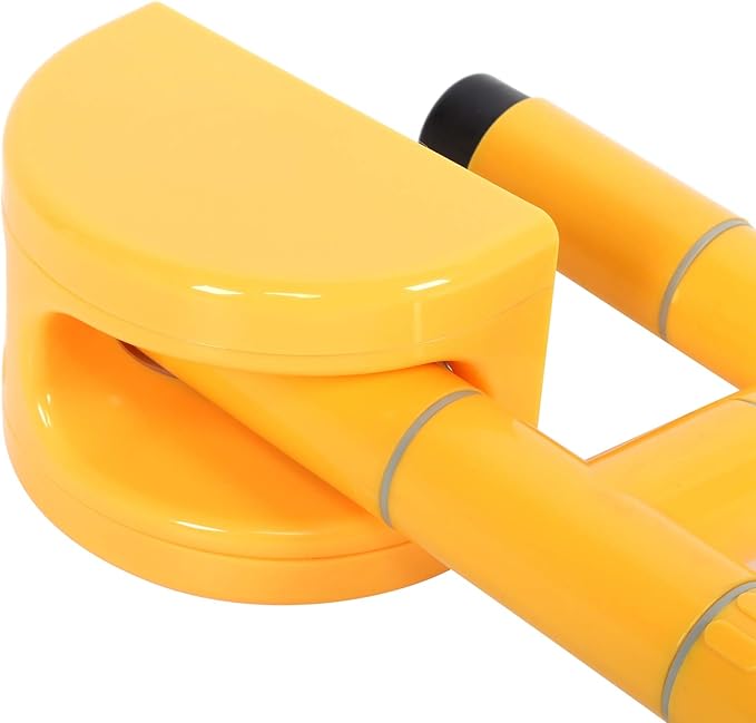 Toilet Handle, Yellow Safety Grab Bar Stainless Steel Toilet Armrest Handrail Handle for Elderly The Disabled