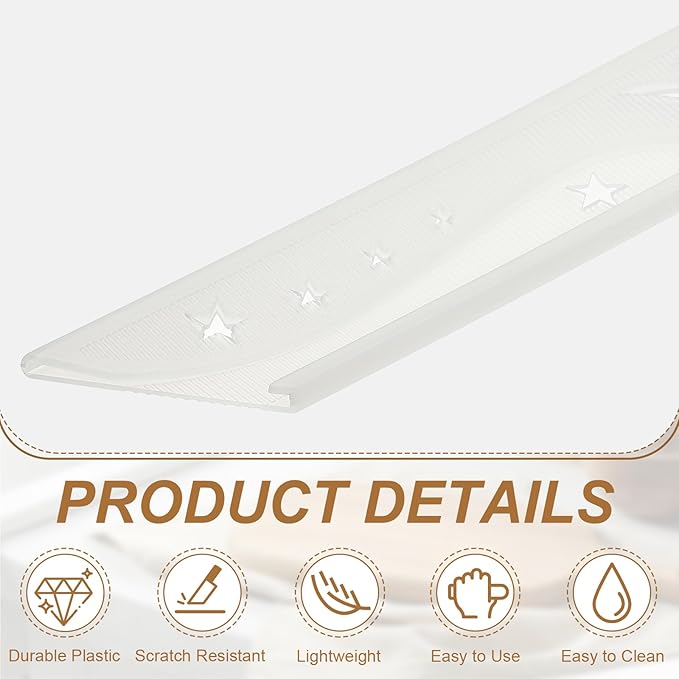 uxcell 2Pcs Safety Knife Covers Sleeves, Universal PP Knife Sheaths Edge Guards Blade Protector Covers for 9.6" Bread Knives Portable for Kitchen Camping Picnics Accessories, White
