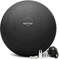 YOTTOY Anti-Burst Exercise Ball for Working Out, Yoga & Pregnancy, Extra Thick Workout Ball for Physical Therapy & Fitness