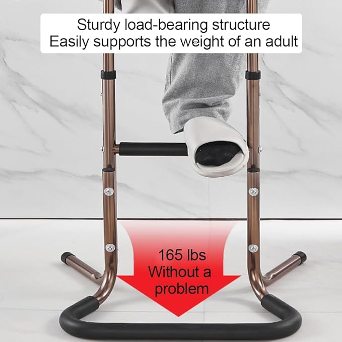 Portable Chair Assist with Sturdy Base, Adjustable Height Mobility Aids, Multifunctional Sit to Stand Lift with Soft Cover, Toilet Stand Up Assist for Seniors