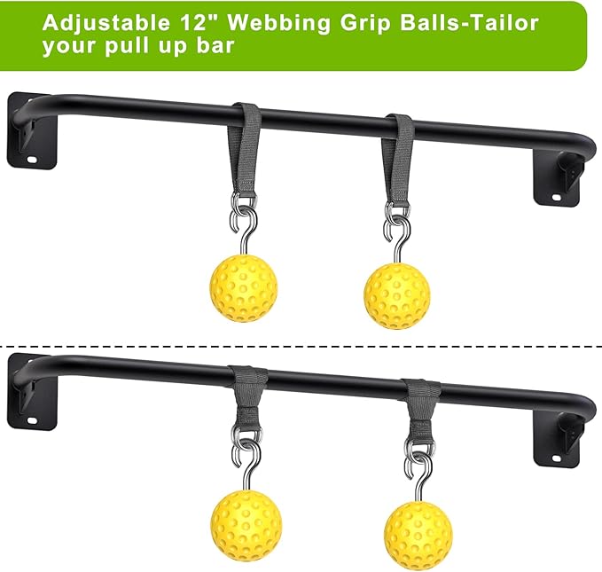 SELEWARE Heavy Duty Welded Pull Up Bar, Versatile Doorway Wall Mount, Joist Mounted, and Ceiling Mounted Chin Up Bars, Thick Metal Sturdy Construction for Full Body Workouts Support 500 lbs