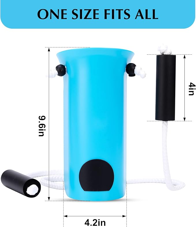Sock Aid - Wide 3.93" Sock Aid with Foam Handles, Sock Aide Device for Elderly, Sock Helper Easy On Easy Off, Blue