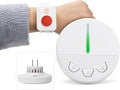 Caregiver Call Button Life Alert Nurse Call System Alert Button for Seniors Elderly Monitoring at Home 1 Plugin Receiver 1 Watch Button
