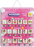 Wooden Chore Chart for Kids Visual Schedule, Routine Chart for Kids, Morning Bedtime Routine Chart for Toddlers Ages 2-4, Daily Kids Schedule Board for Home (15)