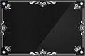 Acrylic Dry Erase Board for Wall with Stylish Border - Shipped Next Day, Made in USA, Non-Magnetic Whiteboard, Wall Mounted Board, Easy to Clean (Black - 30x36)