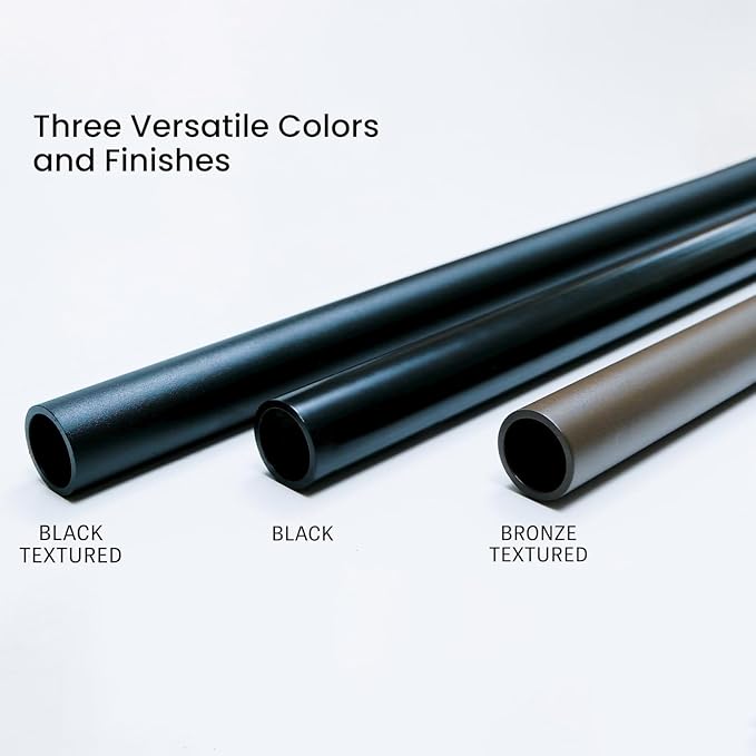 Meranti Aluminum Handrail for Indoor or Outdoor Steps and Stairs – Hand Rails for Elderly – DIY Complete Stair Railing Kit (AHR, Bronze Textured, 10' Length)