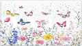 Light Switch Covers Watercolor Floral Butterfly Colorful Wildflower Quad Toggle Electrical Faceplate 4 Gang Wall Plate Decorative Switch Plates For Bed Room Living Room Decor